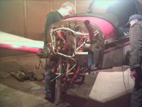 DR 400 Motor ist demontiert