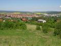 Flugplatzfest Pfingsten 2008, Blick vom Grasberg nach Bad Neustadt