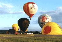 Massenstart beim Flugplatzfest