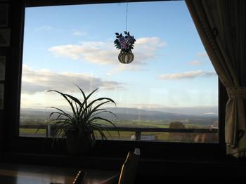 Clubheim Aeroclub Bad Neustadt - Fensterblick